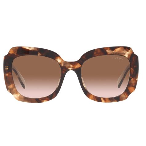 prada pr 16ys 01r0a6|Prada Brown Gradient Irregular Ladies Sunglasses PR 16YS .